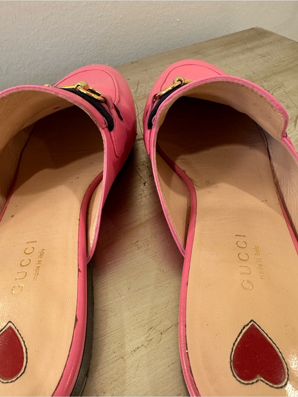 Gucci Princetown Slippers in Pink - Picture 6 of 12